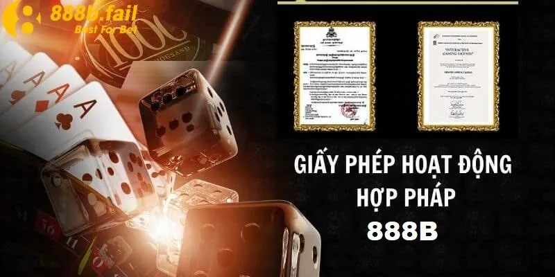 giấy phép hoạt động 1 Giấy phép hoạt động 888b là gì?